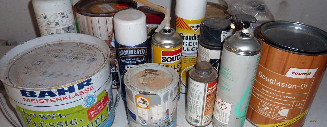 Mögliche Quellen von Schadstoffen